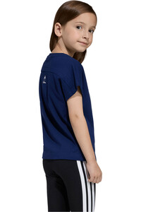 adidas camiseta junior niña DISNEY FROZEN AZUL vista trasera
