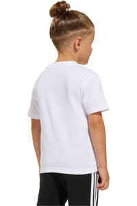 adidas camiseta junior niña ESSENTIALS BLANCO vista trasera