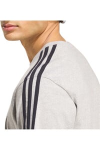 adidas camiseta manga corta hombre 3 STRIPES GRIS 03