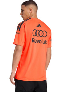 adidas camiseta manga corta hombre AUDI F1 TEAM ROJO vista trasera