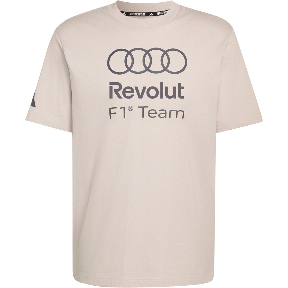 adidas camiseta manga corta hombre AUDI FORMULA ONE TEAM DNA GRIS 05