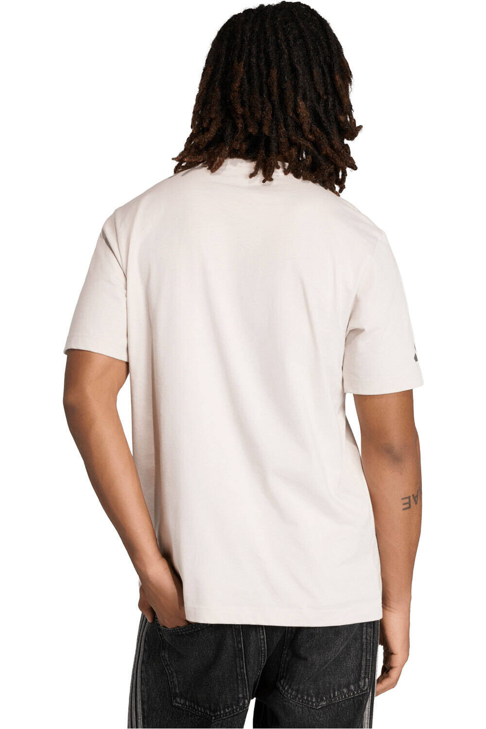 adidas camiseta manga corta hombre AUDI FORMULA ONE TEAM DNA GRIS vista trasera