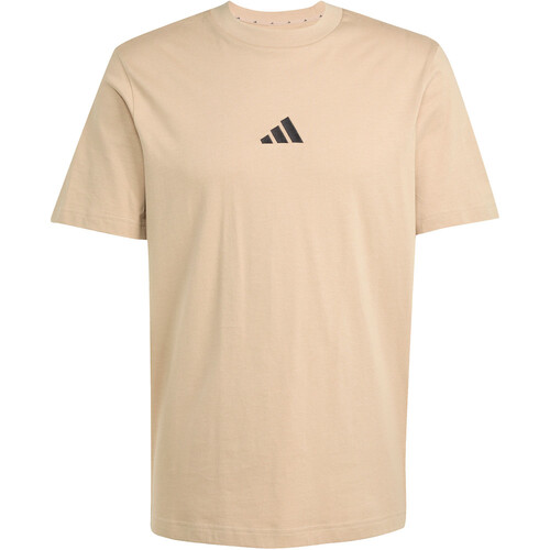 ADIDAS BROWN ESSENTIALS SMALL LOGO marron