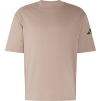 adidas camiseta manga corta hombre Camiseta Essentials Loose Bar Logo MARRON 04