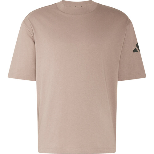 ADIDAS CAMISETA ESSENTIALS LOOSE BAR LOGO marron