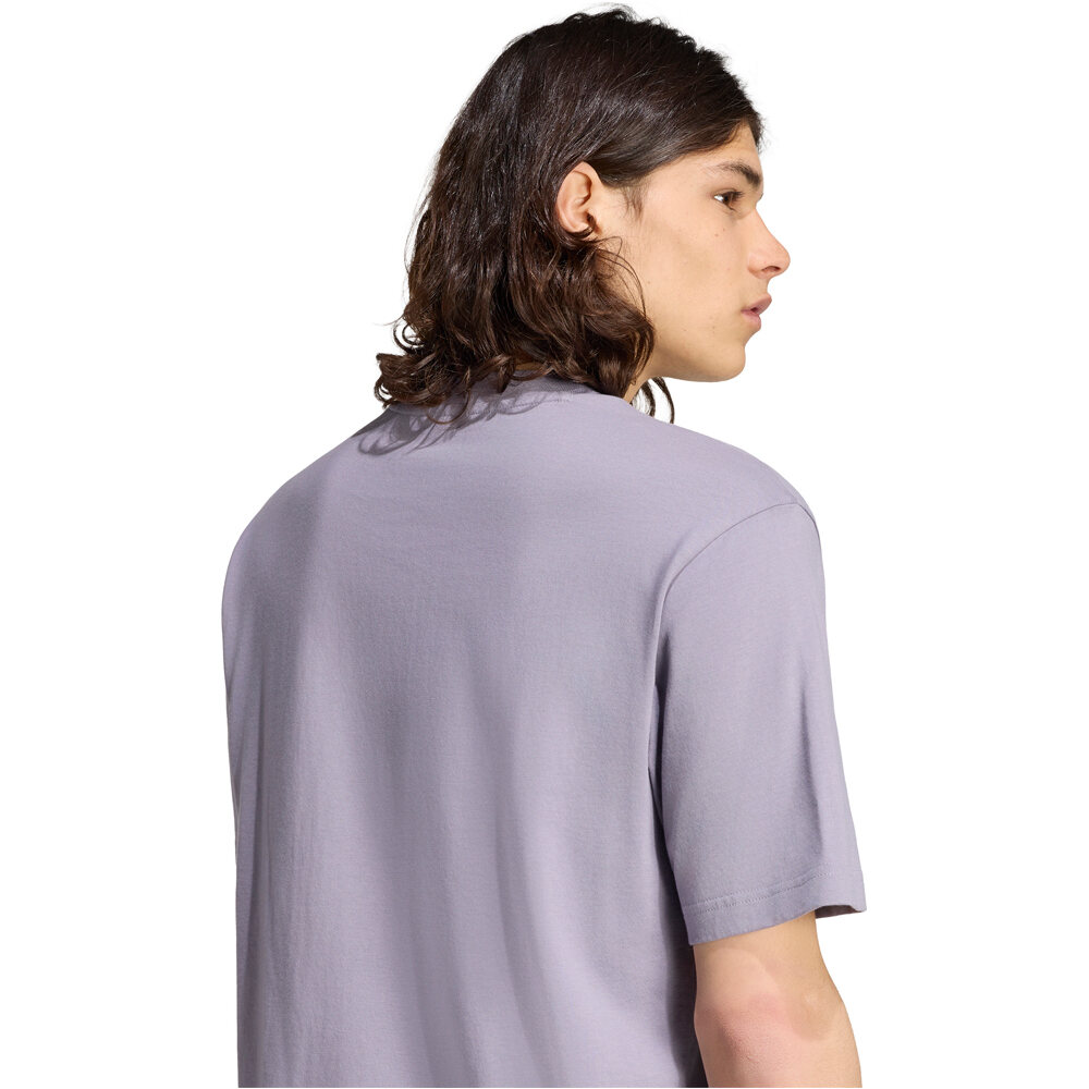 adidas camiseta manga corta hombre Camiseta Essentials Small Logo GRIS 03