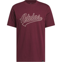 adidas camiseta manga corta hombre Camiseta estampada Varsity Tailsweep ROJO 04