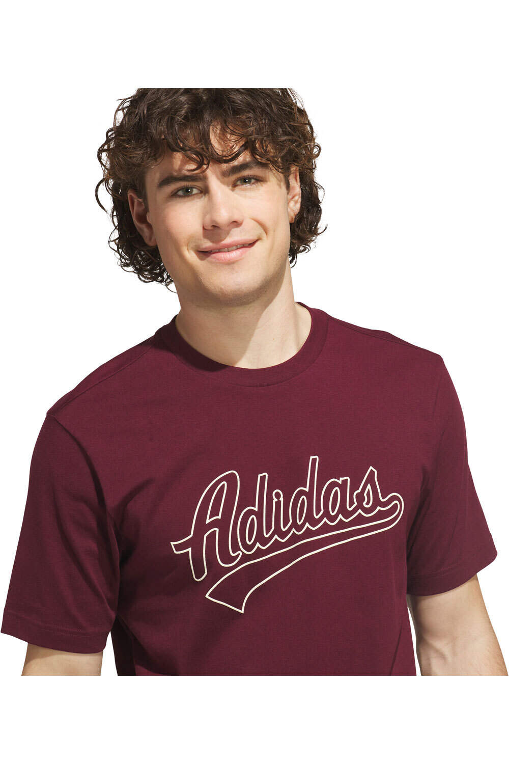 adidas camiseta manga corta hombre Camiseta estampada Varsity Tailsweep ROJO vista detalle
