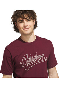 adidas camiseta manga corta hombre Camiseta estampada Varsity Tailsweep ROJO vista detalle