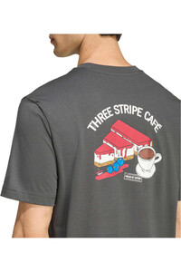 adidas camiseta manga corta hombre COFFEE CAFE CHEESCAKE GRAPHIC GRIS 03