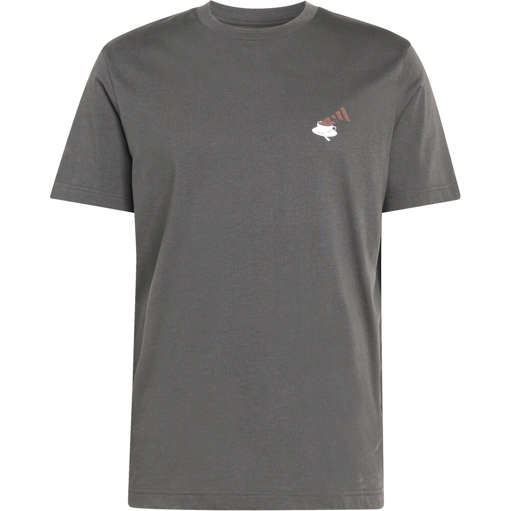adidas camiseta manga corta hombre COFFEE CAFE CHEESCAKE GRAPHIC GRIS 04
