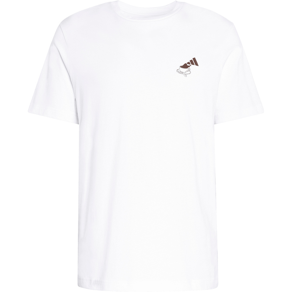 adidas camiseta manga corta hombre COFFEE CAFE CHEESECAKE BLANCO 04