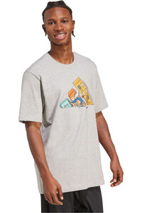 adidas camiseta manga corta hombre DDL SKATE GRIS vista detalle