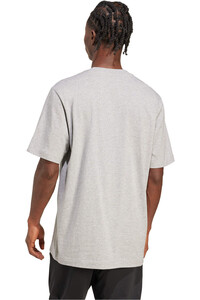 adidas camiseta manga corta hombre DDL SKATE GRIS vista trasera
