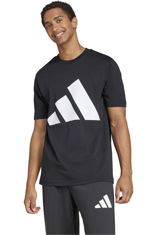 adidas camiseta manga corta hombre ESSENTIALS BIG LOGO NEGRO