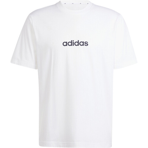 adidas camiseta manga corta hombre ESSENTIALS LINEAR BLANCO