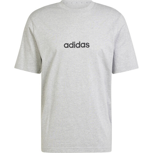 adidas camiseta manga corta hombre ESSENTIALS LINEAR GRIS