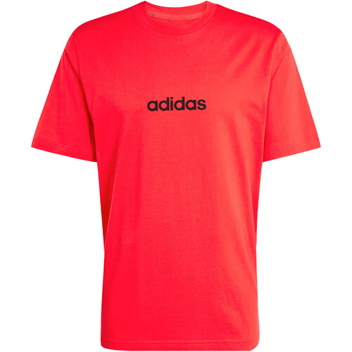 adidas camiseta manga corta hombre ESSENTIALS LINEAR ROJO