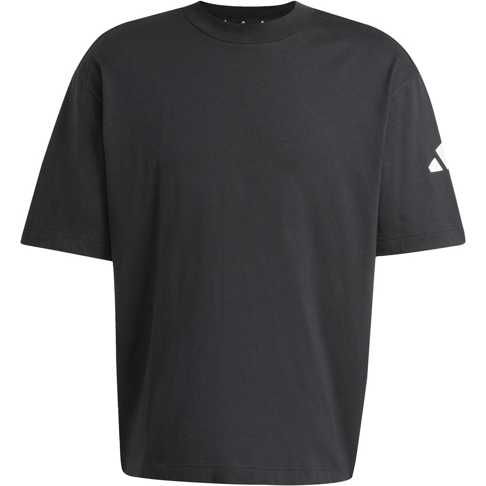 adidas camiseta manga corta hombre ESSENTIALS LOSE FIT THREE BAR NEGRO 05