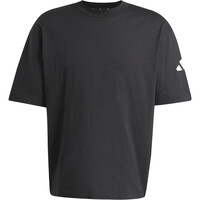 adidas camiseta manga corta hombre ESSENTIALS LOSE FIT THREE BAR NEGRO 05