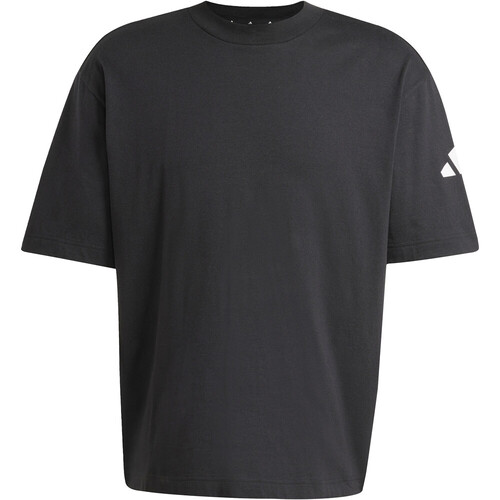 adidas camiseta manga corta hombre ESSENTIALS LOSE FIT THREE BAR NEGRO
