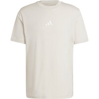 adidas camiseta manga corta hombre ESSENTIALS SMALL LOGO AZUL vista detalle