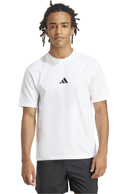 ADIDAS ESSENTIALS SMALL LOGO blanco