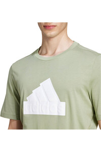 adidas camiseta manga corta hombre FUTURE ICONS BADGE OF SPORT VERDE 03