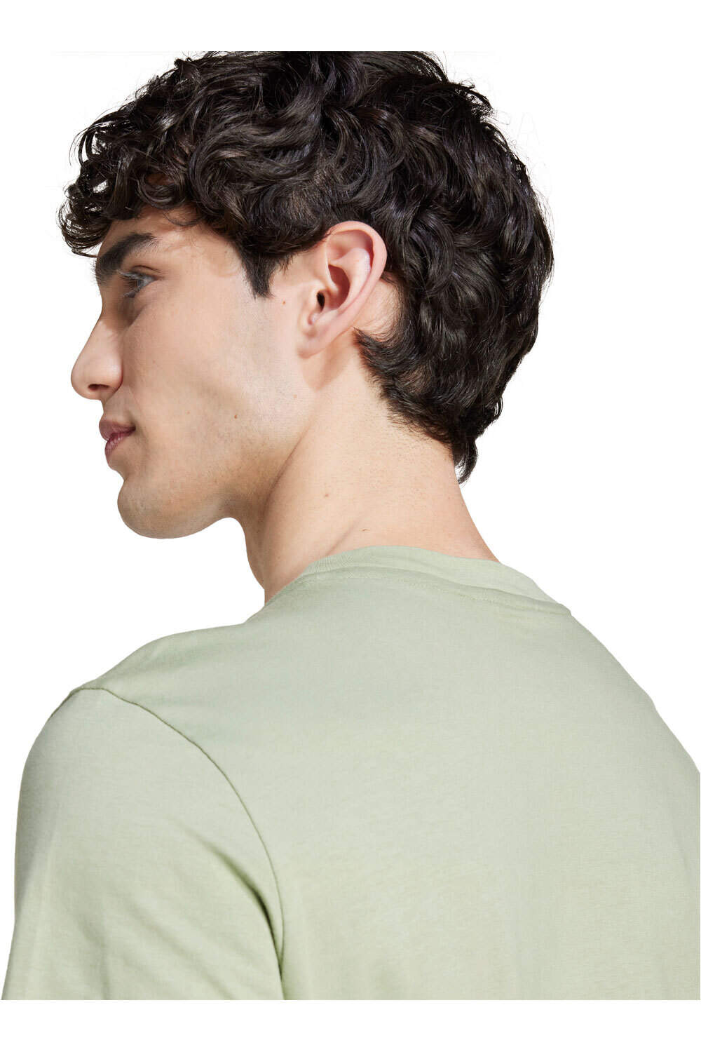 adidas camiseta manga corta hombre FUTURE ICONS BADGE OF SPORT VERDE vista detalle