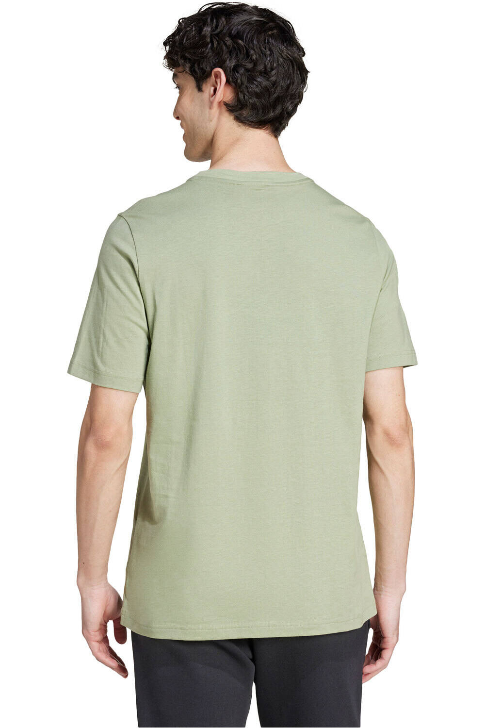 adidas camiseta manga corta hombre FUTURE ICONS BADGE OF SPORT VERDE vista trasera