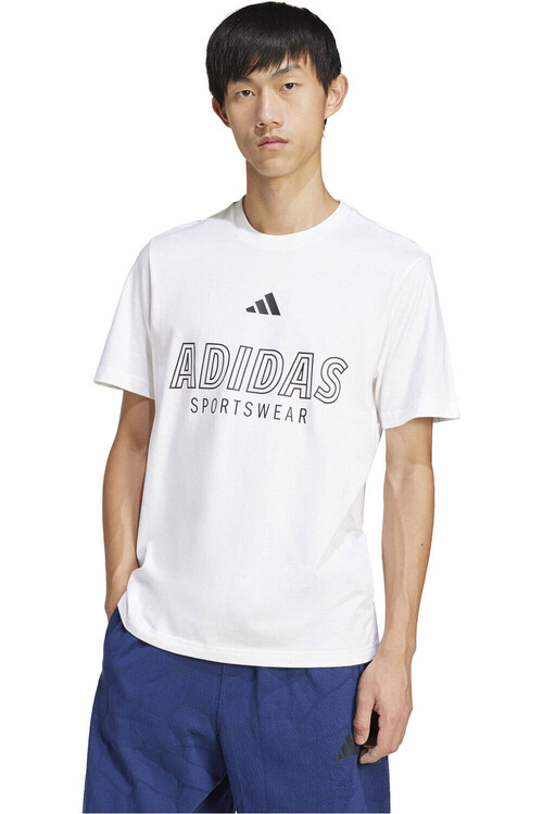 adidas camiseta manga corta hombre HOUSE OF TIRO BLANCO