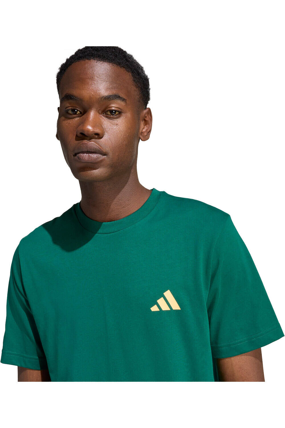 adidas camiseta manga corta hombre I LIKE THE STRIPES GRAPHIC VERDE 03