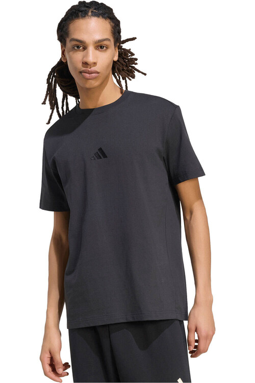 adidas camiseta manga corta hombre KIT SMALL LOGO NEGRO