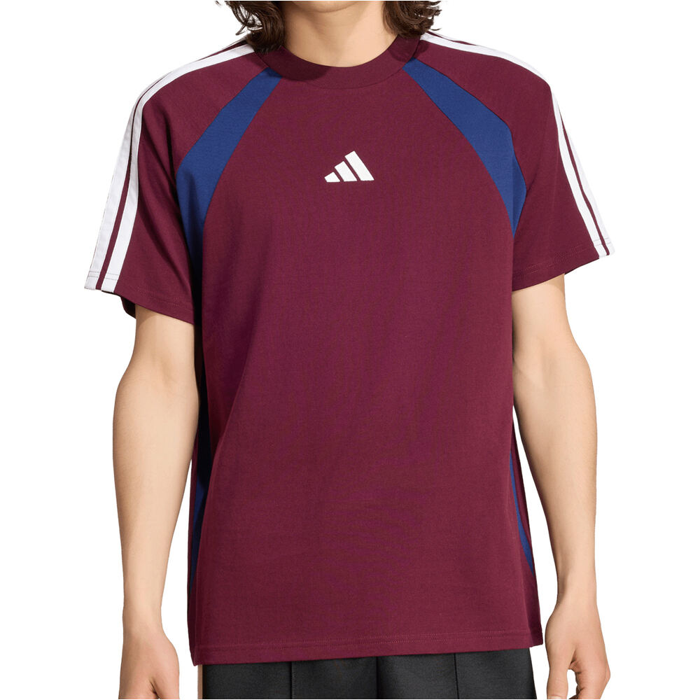 adidas camiseta manga corta hombre M CB TEE ROJO vista frontal