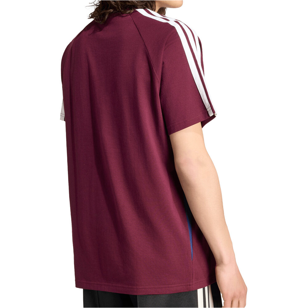 adidas camiseta manga corta hombre M CB TEE ROJO vista trasera