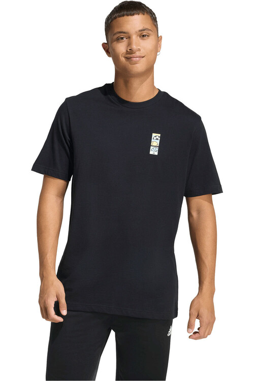 adidas camiseta manga corta hombre MEMORIES OF SPORTS POSTER NEGRO
