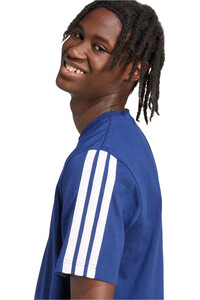 adidas camiseta manga corta hombre MEN 3-STRIPES AZUL 03