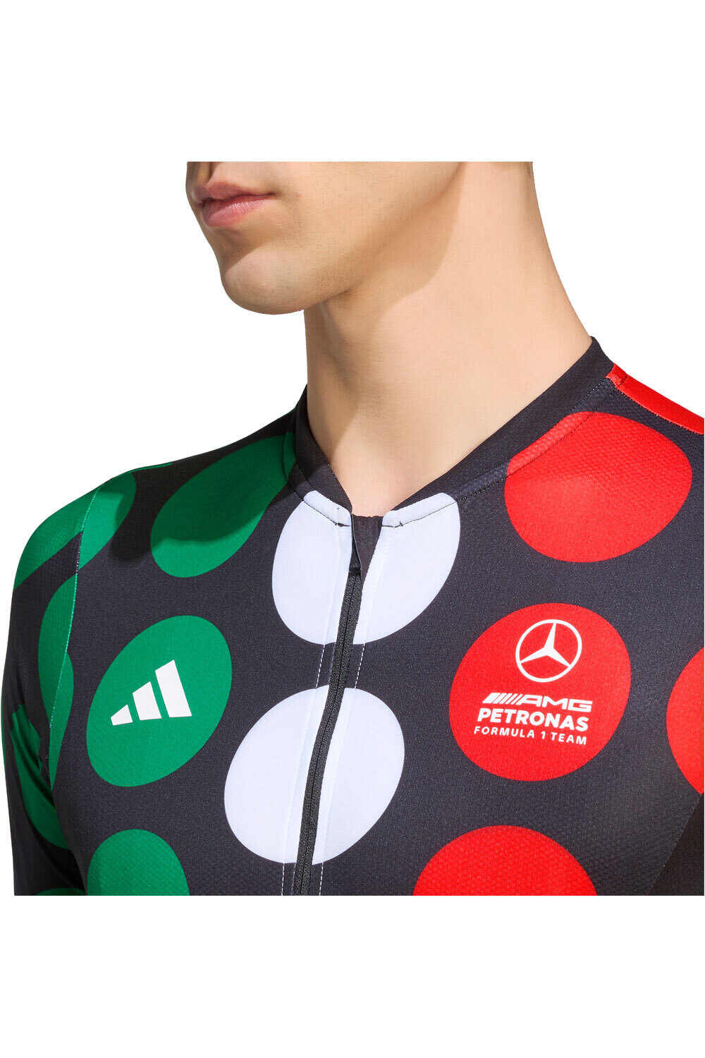 adidas camiseta manga corta hombre MER GDM FZ JSY NEGRO vista detalle