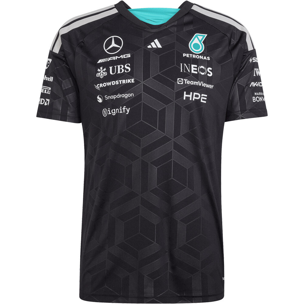 adidas camiseta manga corta hombre MERCEDES - AMG PETRONAS FORMULA 1 TEAM DRIVER NEGRO 04