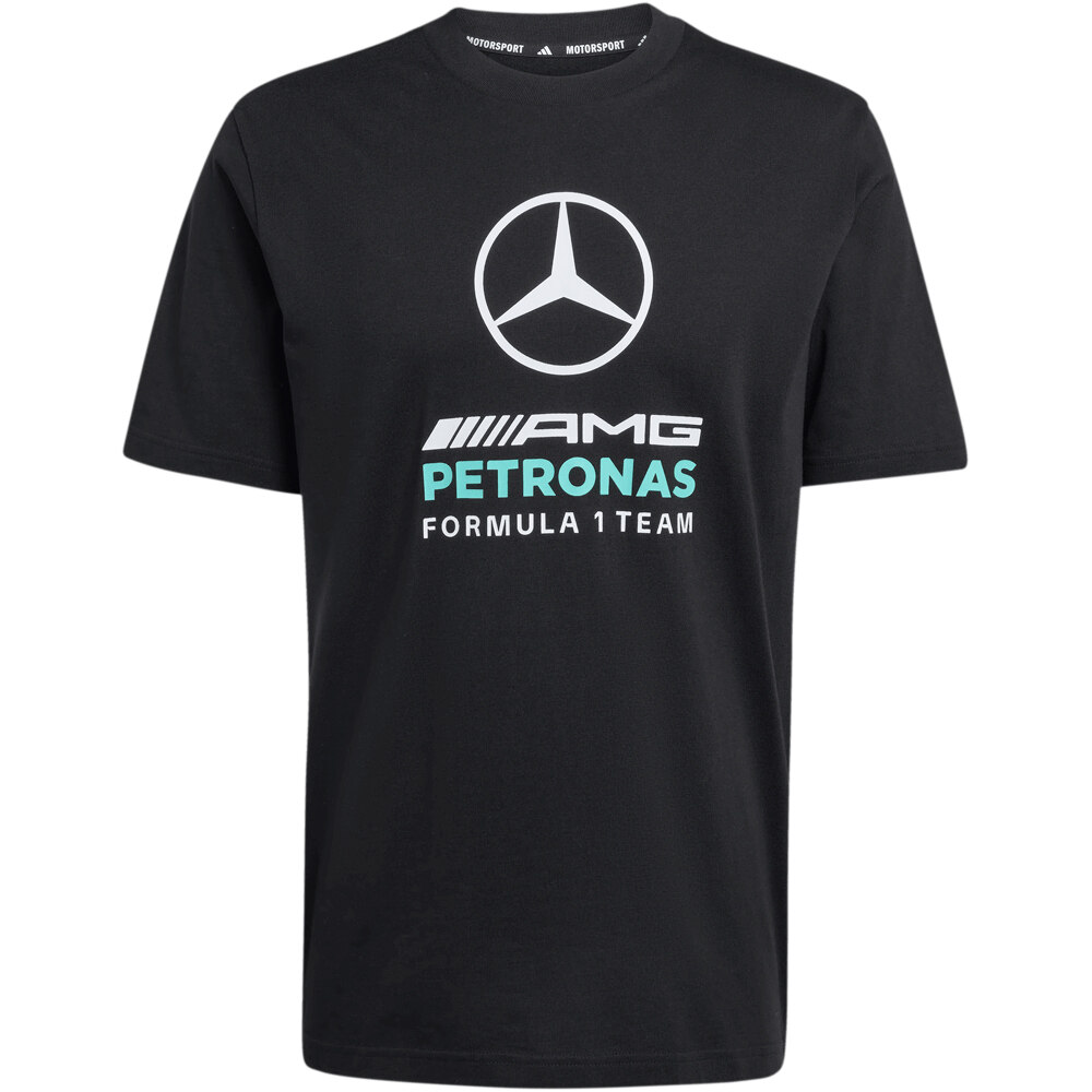 adidas camiseta manga corta hombre MERCEDES-AMG PETRONAS FORMULA 1 TEAM DNA GRAPHIC NEGRO 04