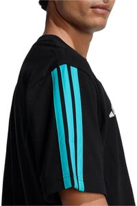 adidas camiseta manga corta hombre MERCEDES-AMG PETRONAS FORMULA 1 TEAM DNA NEGRO 03