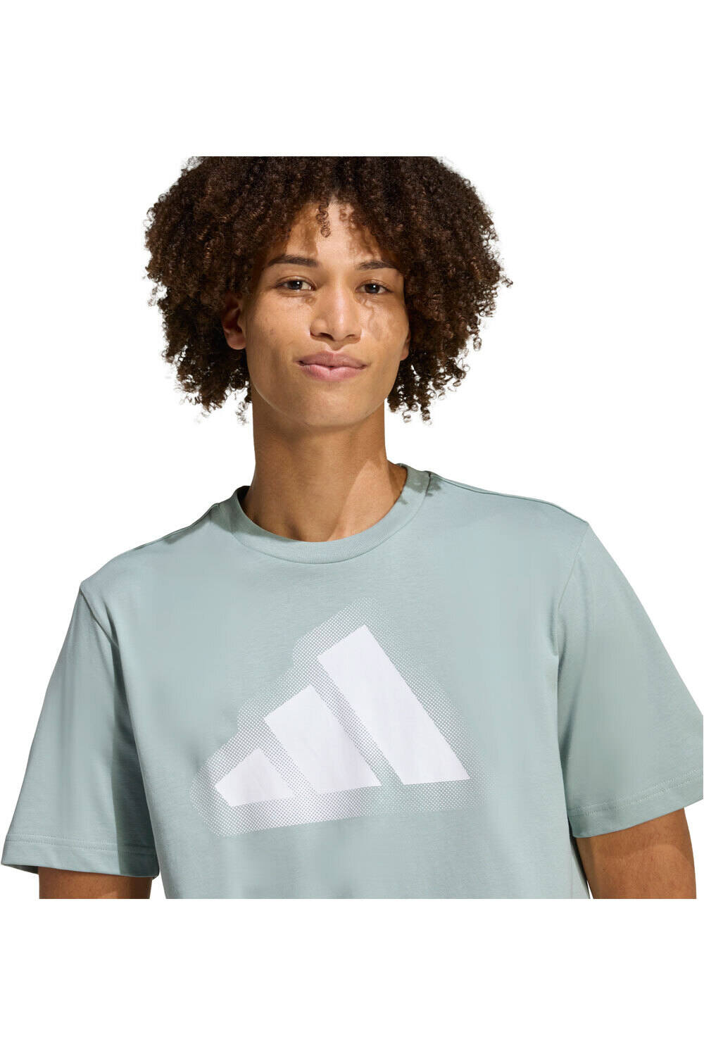 adidas camiseta manga corta hombre MODERN ESSENTIALS GRAPHIC AZUL vista detalle