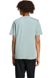 adidas camiseta manga corta hombre MODERN ESSENTIALS GRAPHIC AZUL vista trasera