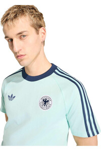 adidas camiseta manga corta hombre ORIGINALS ALEMANIA AZUL vista detalle