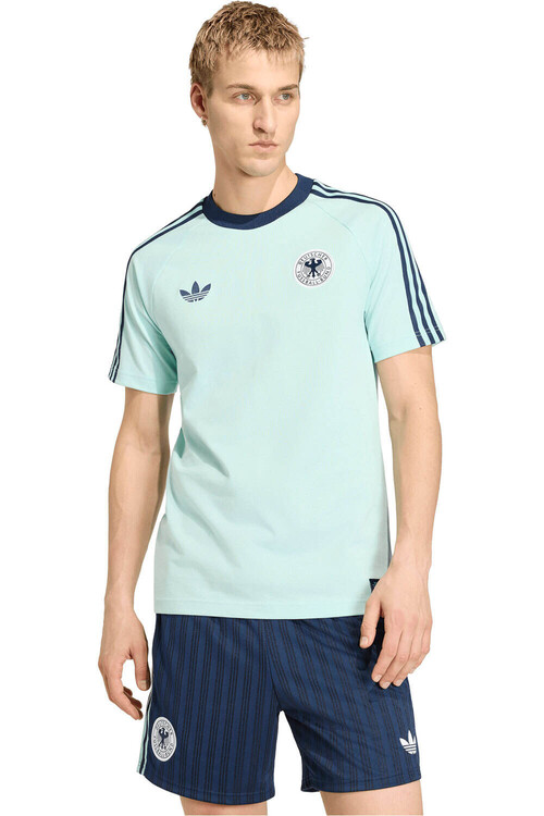 adidas camiseta manga corta hombre ORIGINALS ALEMANIA AZUL