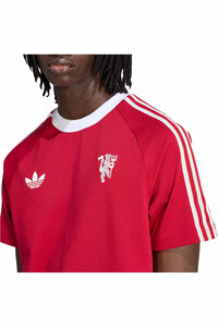 adidas camiseta manga corta hombre ORIGINALS MANCHESTER UNITED ROJO vista detalle