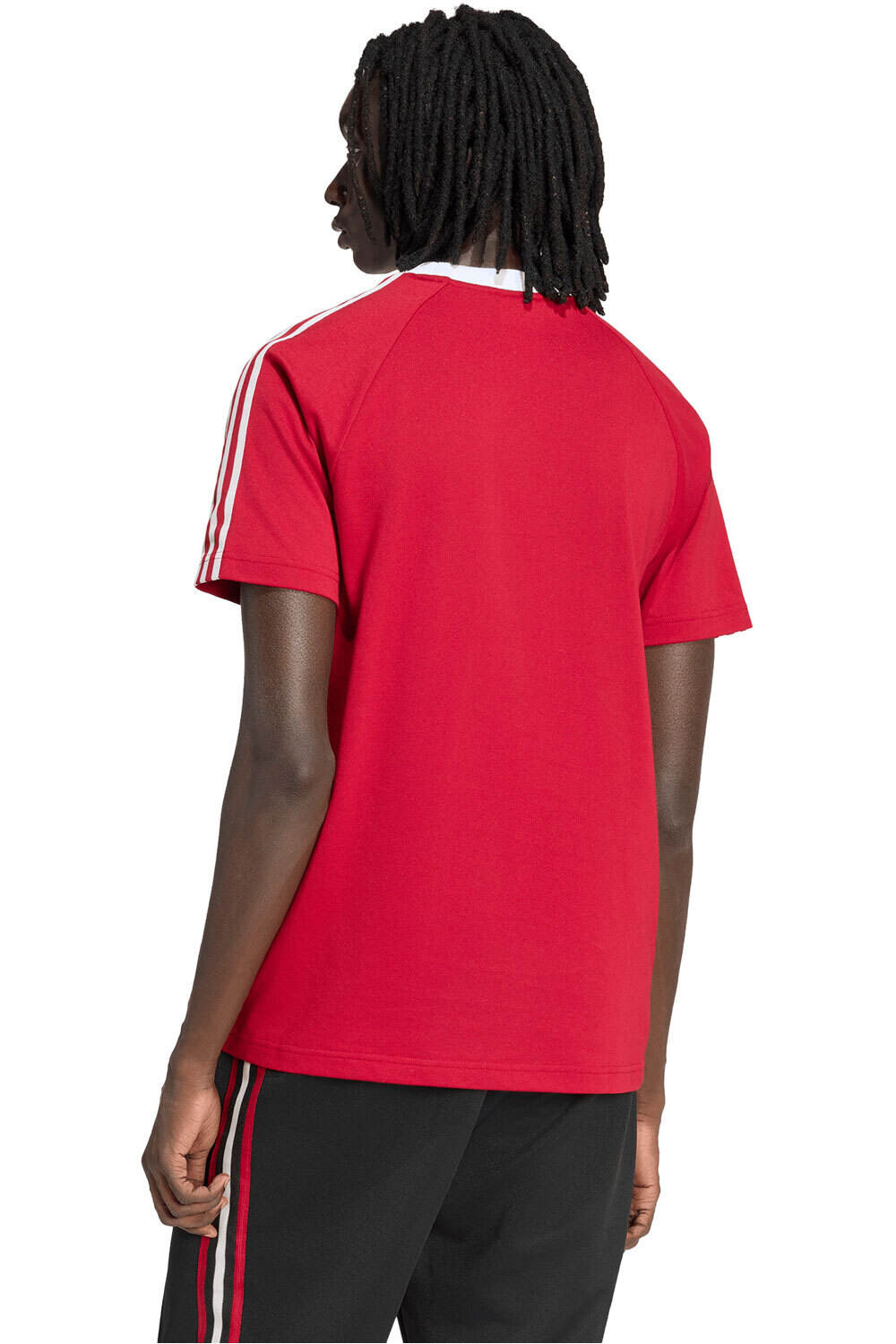 adidas camiseta manga corta hombre ORIGINALS MANCHESTER UNITED ROJO vista trasera