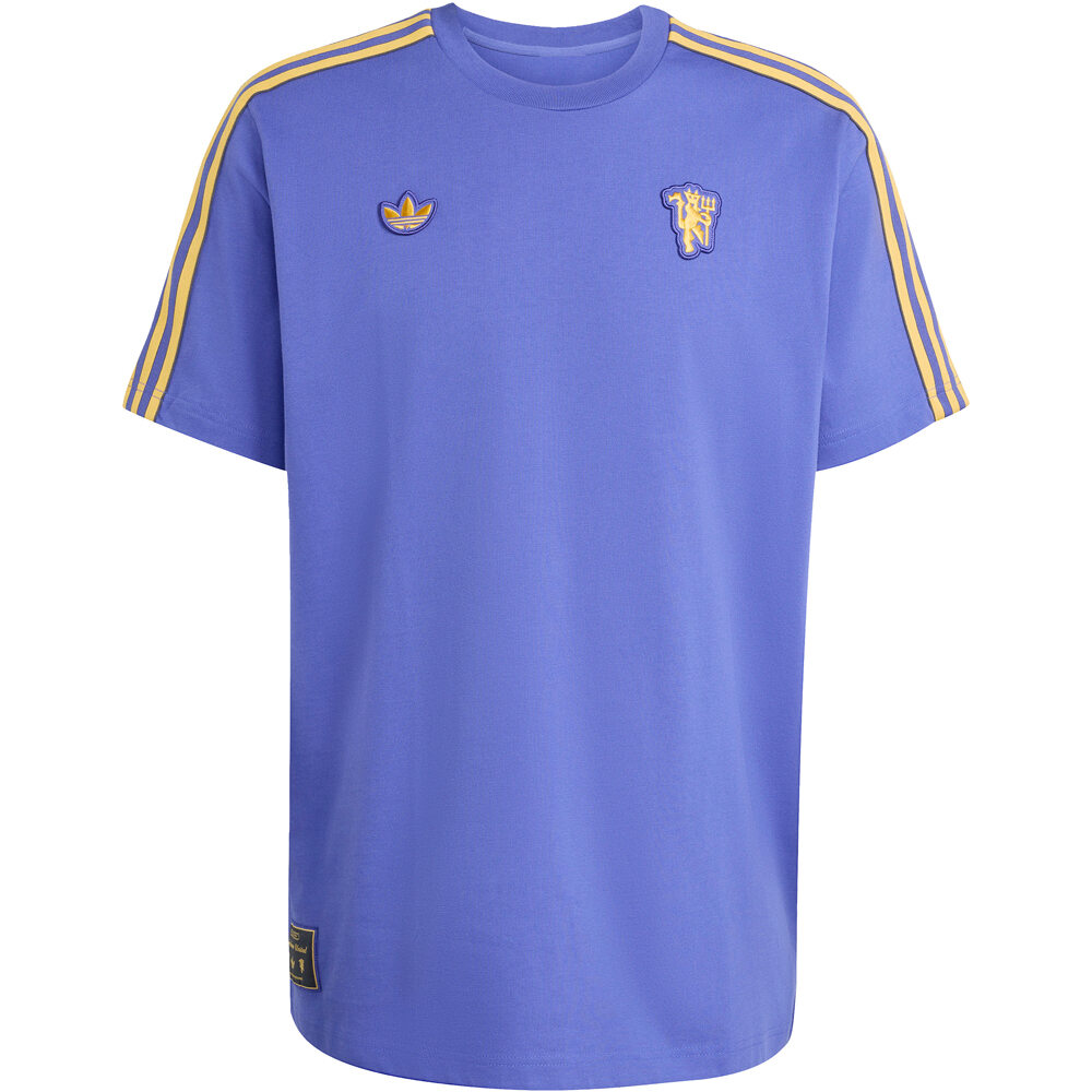 adidas camiseta manga corta hombre ORIGINALS MANCHESTER UNITED TERRACE ICON AZUL 04