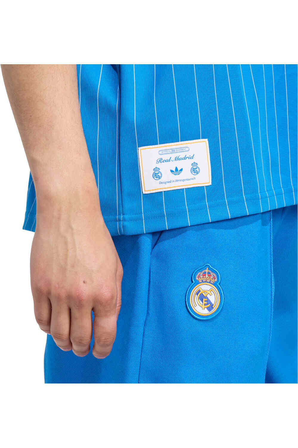 adidas camiseta manga corta hombre ORIGINALS REAL MADRID TERRACE ICON AZUL 03