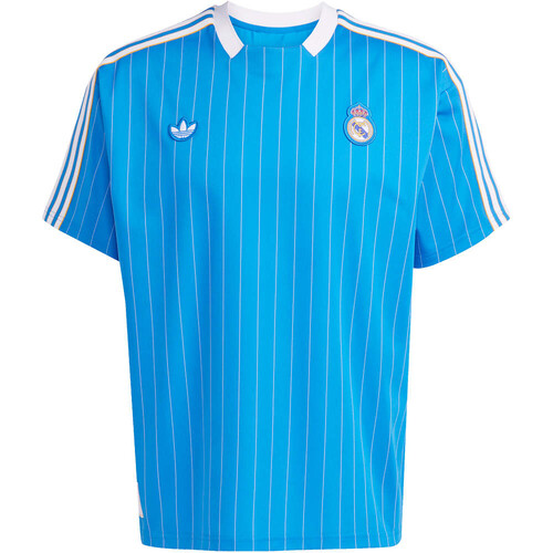 adidas camiseta manga corta hombre ORIGINALS REAL MADRID TERRACE ICON AZUL